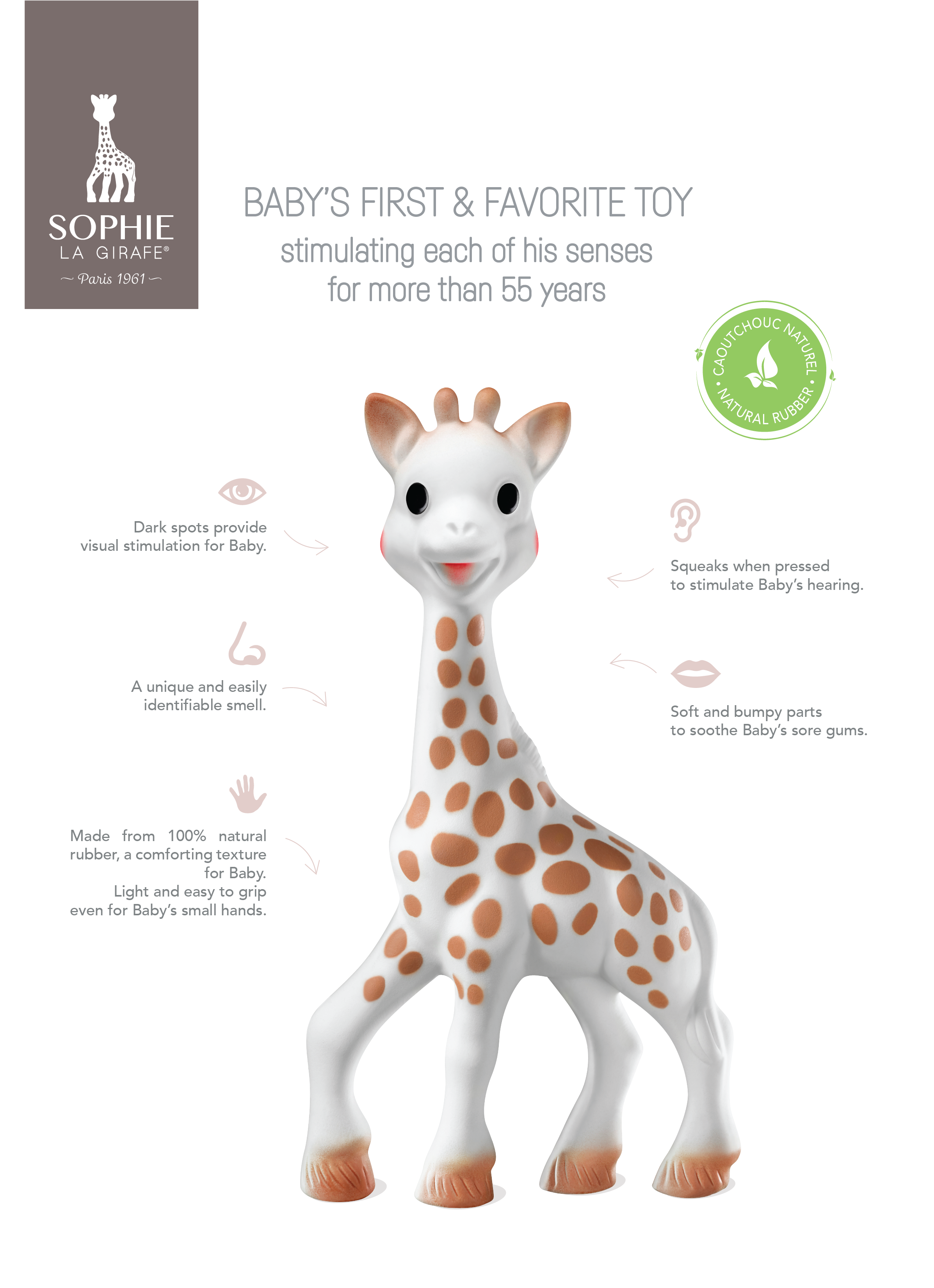 Sophie La Girafe So Pure Circle Teether image 2
