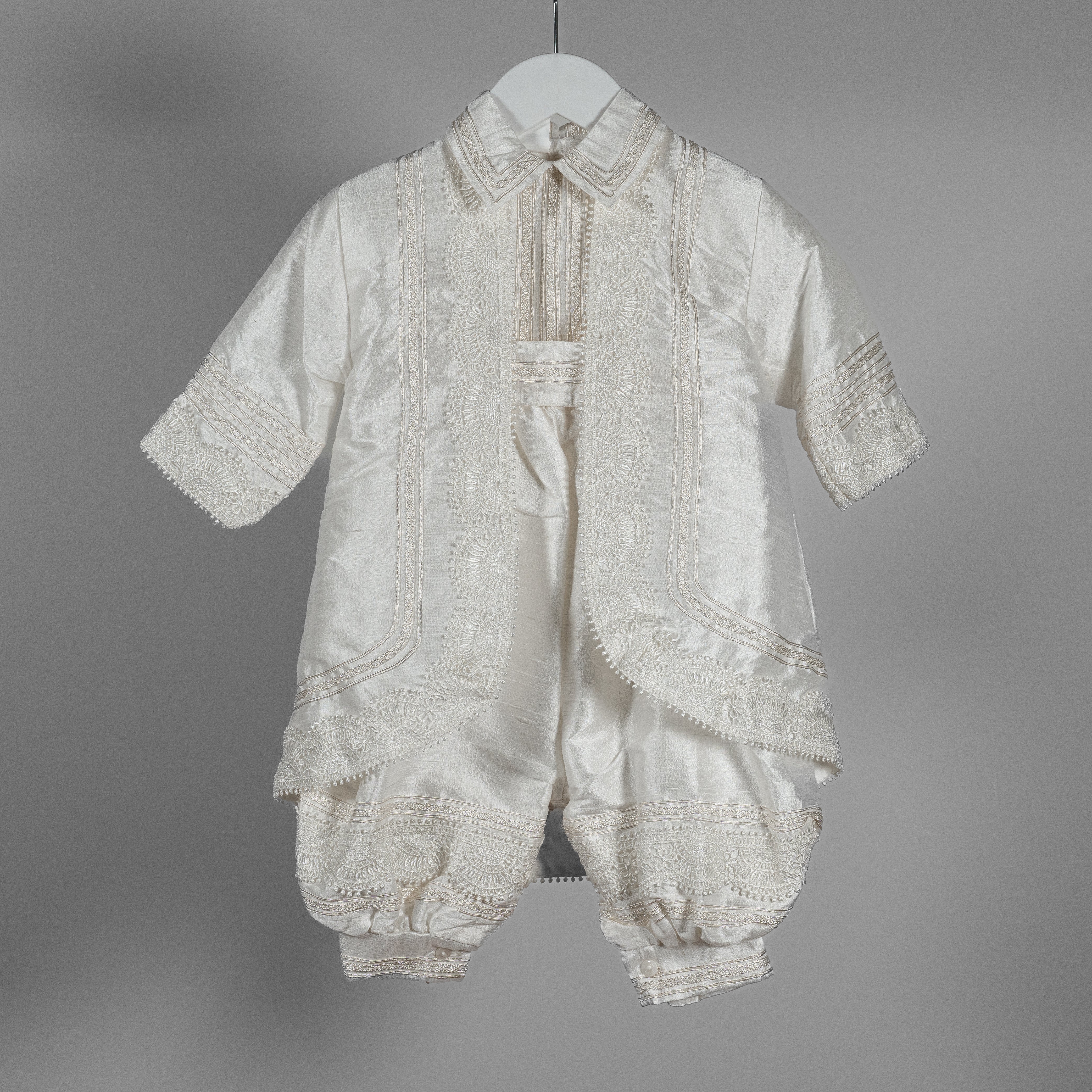 Micah Christening Pants, Shirt + Jacket Set image 4