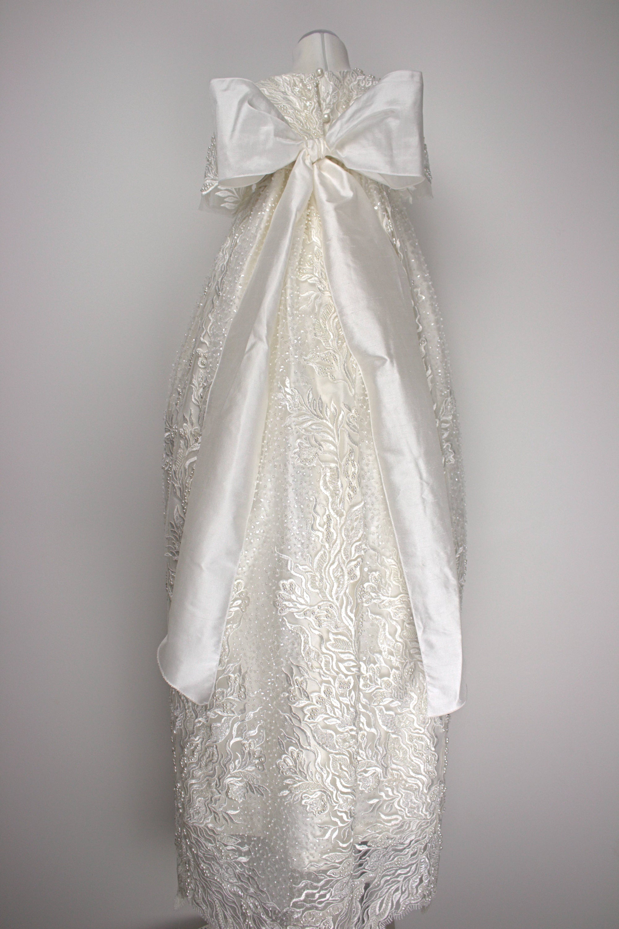 Zillah Christening Cathedral Gown Set image 5