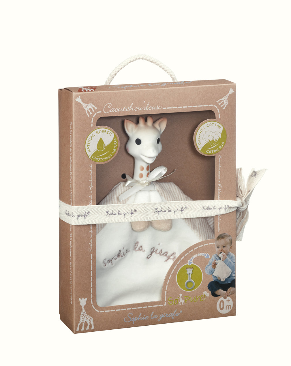 Sophie La Girafe So Pure Teething Comforter image 1
