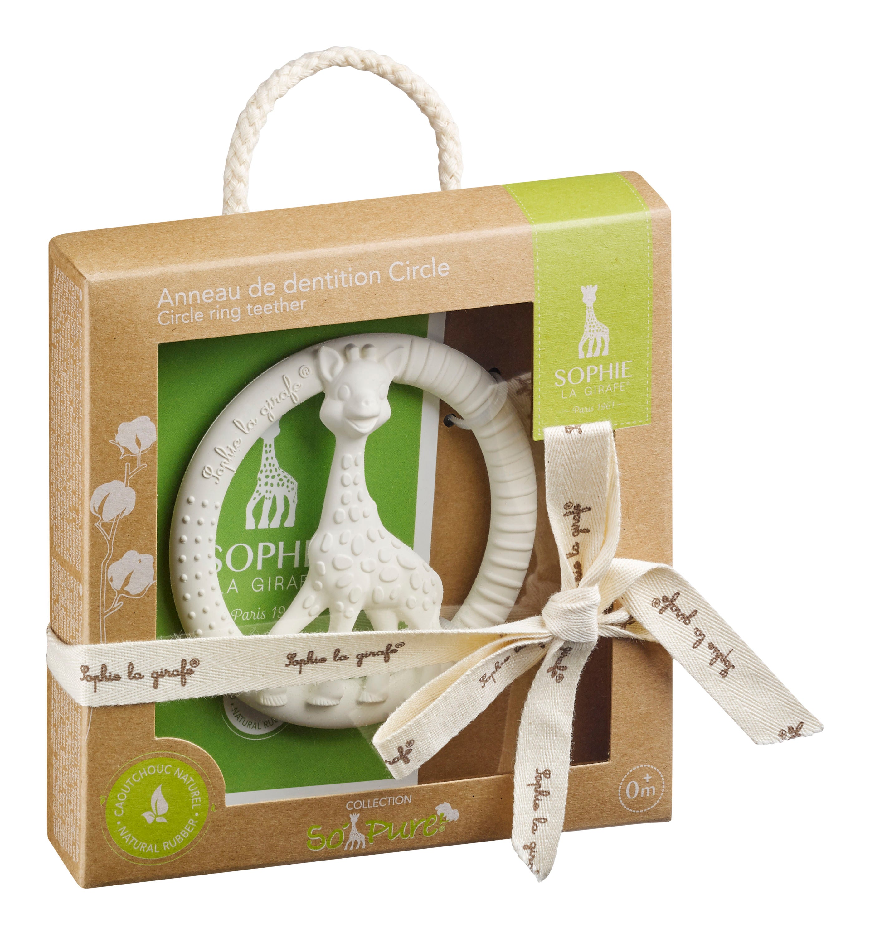 Sophie La Girafe So Pure Circle Teether image 1